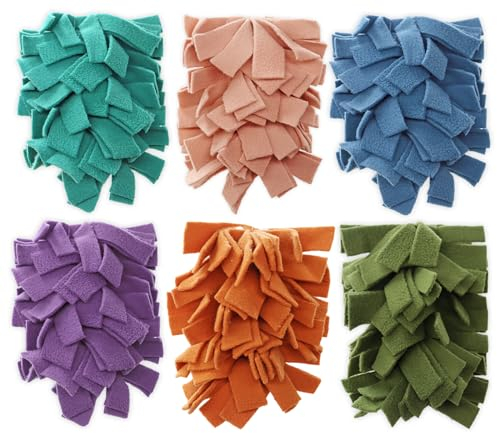 6-lagige Vlies-Staubwedel-Nachfüllpackungen für Swiffer Handstaubwedel, Zero Waste, Wiederverwendbare und waschbare Ersatz-Staubwedel für die Reinigung von Deckenventilatoren, Harthölzern (6 Stück,