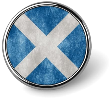 Pin de solapa con diseño de bandera de Escocia vintage, broche, insignia, corbata, joyería, decoración para sombreros, chaquetas, camisas