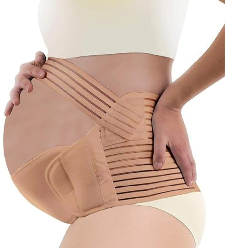 DIFLAX Faja Embarazada, Faja Embarazadas Sujeción, Cinturon Embarazada Invisible Para Embarazo Postparto (XXL)