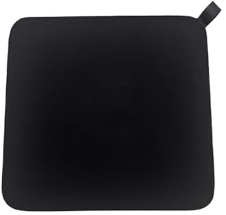 Homeponnew Tappetino scorrevole per macchina da caffè espresso ES601 con cinghia per appenderlo, 33 x 32 cm, nero, confezione da 1
