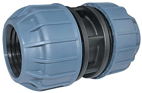 AERZETIX - C51161 - Manchon/raccord de réparation à Compression Ø50mm 10 Bars pour Tuyau d'eau - connecteur/réparateur de Tuyau d'arrosage/d'irrigation - en polypropylène