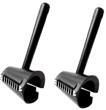 Ensemble de 2 Spiraliseurs de Légumes – Taille Crayon Legume Noir pour Légumes avec Entonnoir, Taille Legumes Spirale pour Fruits et Légumes comme les Carottes