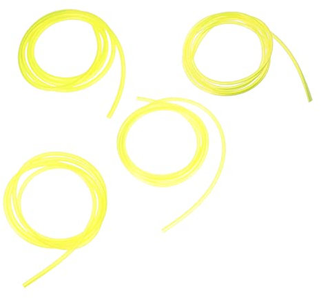 POPETPOP 4pcs Oil Resistant Pipe Line for Petrol Chainsaw Lawn Mower Pipe Strimmer Use