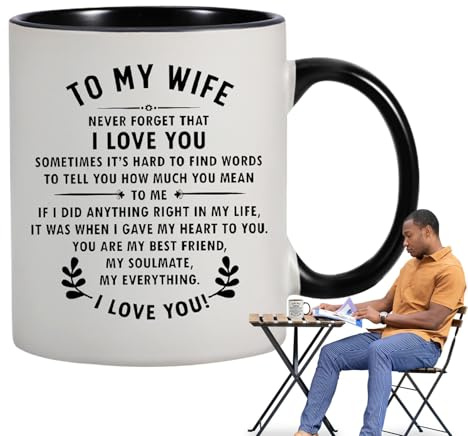 Generico Tazza da caffè, tazza da tè - Tazze da caffè per San con manico,Tazze per coppie di San Tazze per caffè espresso Tazze per bevande calde per tè, liquori, latte, cappuccino