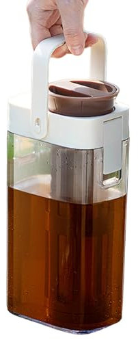 Carafe À Thé Glacé Pour Réfrigérateur,Carafe À Eau Avec Couvercle | Contenants Transparents Étanches D'un Litre Pour Réfrigérateur Lait Maternel Liquide