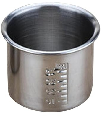 MEYZJRC Vaso Medidor para Medicamentos, Herramienta de Medición para Hospitales, Vaso Medidor Multifunción de Acero Inoxidable para Medicamentos, Ide, 40 Ml