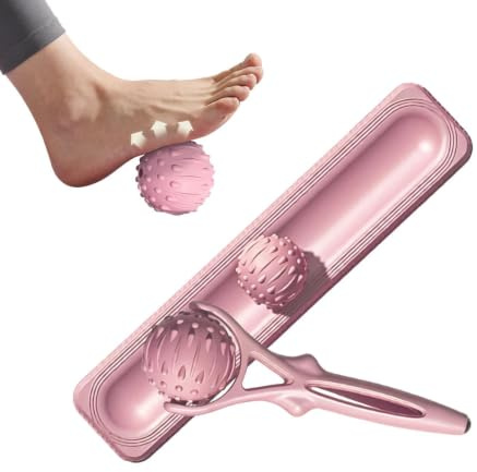 Massage Bollar Rullande, handhållet verktyg för fotavslappning | Fasciaboll Använd för massage av nacke, axlar, höfter, vader, händer, ben, kropp, fötter och