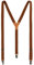 LLOYD Hosenträger Herrenhosenträger Braun/Cognac 8722, Farbe:Braun, Länge Hosenträger:120 cm