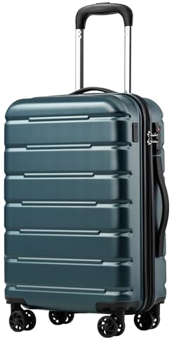COOLIFE Koffer, Hartschalenkoffer Trolley Rollkoffer Reisekoffer ardschale Boardcase Handgepäck mit TSA-Schloss und 4 Rollen