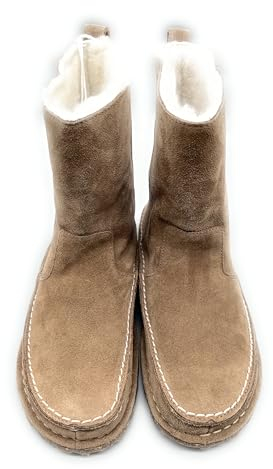 BIRKENSTOCK Lammfell Winterstiefel Lahti Gray Taupe (41)