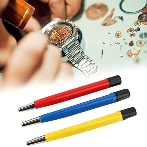 Gavigain 3Pcs Rust Remove Pen,Fiberglass Scratch Brush Pen Set Watch Repair Rust Remove Cleans Tool