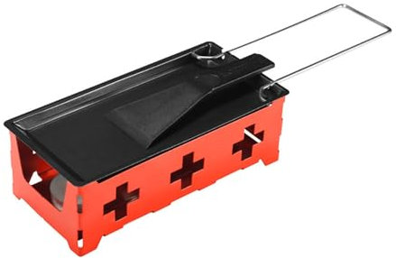 Prácticas sartenes para raclette de queso para barbacoas. Fundidor de queso estable para convertir hamburguesas en hamburguesas a la parrilla en hamburguesas con queso