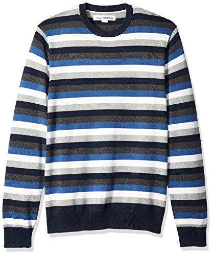 Amazon Essentials Men's Long-Sleeve Crewneck Jumper, 100% Cotton, Big & Tall Options Available