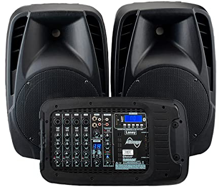 Laney AUDIOHUB Series AH2500D - Portable PA system - 2x500W - 6 channels Bluetooth and FX - 2 mics included