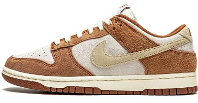 Nike Herren Dunk Low Retro PRM Basketballschuh, Sail Fossil Med Curry, 41 EU