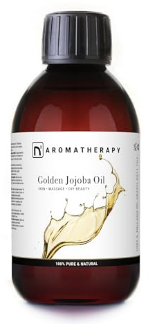 n2 Aromatherapy Olio di Jojoba - 225ml - Jojoba Oil per Capelli, Viso, la Cura Della Pelle, Cosmetico