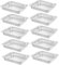 INOOMP 10pièces Lot de Contenants Alimentaires pour Barbecue Moules Multifonctions Boîtes De Camping Jetables Compatibles Micro-Ondes Et Four