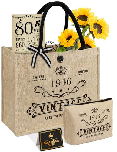 Amosking Cadeaux d'anniversaire pour femmes, sac fourre-tout, cadeaux uniques pour maman et amis