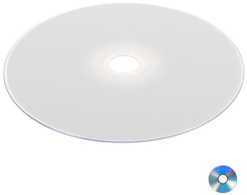 Angoily CD Virgen Grabable de Alta Capacidad para Audio y Datos, Disco Profesional CD-r Digital en Blanco Estuche, Soporte para Grabadora de CD, Adecuado para Música y Grabación