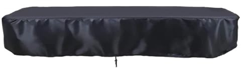 EnxJire Cubiertas para Mesa de Billar Funda for Mesa de Billar 8 pies con cordón for Rectangular, Color Negro