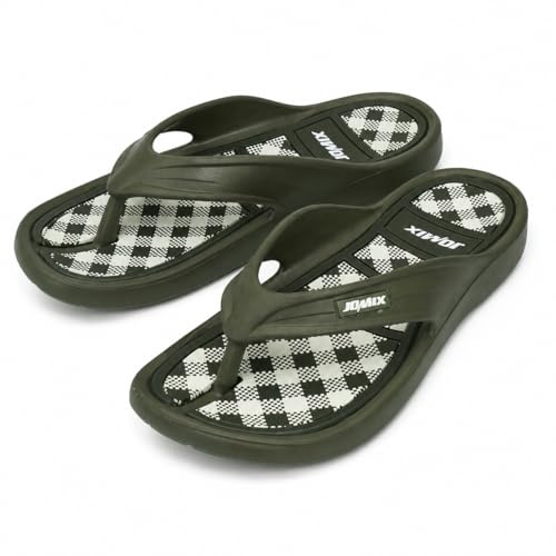 CLEIKS Infradito Uomo per Casa Spiaggia Piscina Doccia e Tempo Libero (Verde, 44EU, MEI260382-0)
