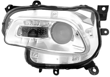 NCTPICLC Fari Delle Auto Per Jeep Per Cherokee 2014 2015 2016 2017 2018 Paraurti Anteriore Auto Faro Alogeno O Allo Xeno Faro Di Guida Segnale Di Luce Faro(Xenon,Sinistra Nera)