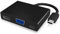 Icy Box IB-DK4032-CPD USB Type-C Notebook-Dockingstation mit VGA, 1x USB 3.0 (Type-A), 1x USB Type-C (Power Delivery), Schwarz