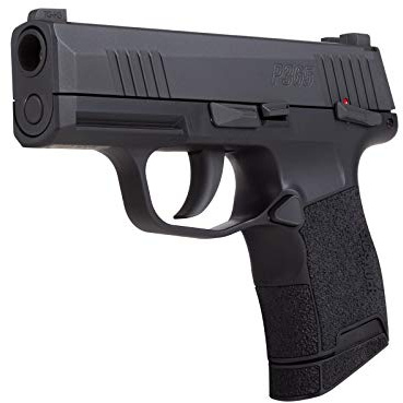Sig Sauer P365 4.5mm Steel BB Cal. CO2-Powered Semi-Automatic Air Pistol - 20rd BB Magazine & Green High Visibility 3-Dot Fixed Sights Included