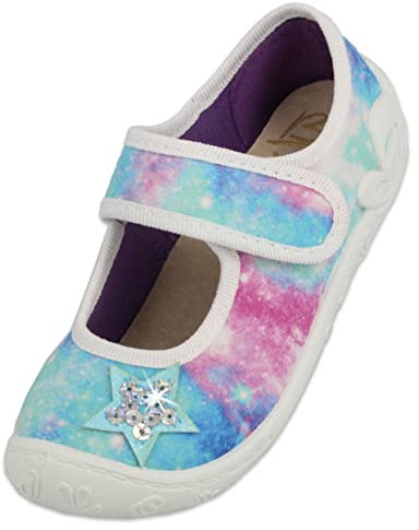 Beck Mädchen Festival Hausschuh, Mehrfarbig, 36 EU