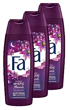 Fa Pflegendes Duschgel Mystic Moments mit dem edlen, verzaubernden Duft von Passionsblüten, 3x 250 ml