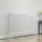 GY Bath Horizontal Radiator Traditional 2 Column White Designer 600x830mm Modern Cast Iron Style Central Heating Rads
