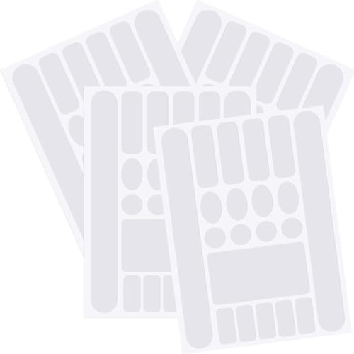 SULIUDAJI Lot de 4 Autocollant Résistant aux Rayures Cadre de Vélo, Autocollants Protection de Chaîne de Vélo, Protecteur de Cadre de Vélo, pour Vélo de Route VTT