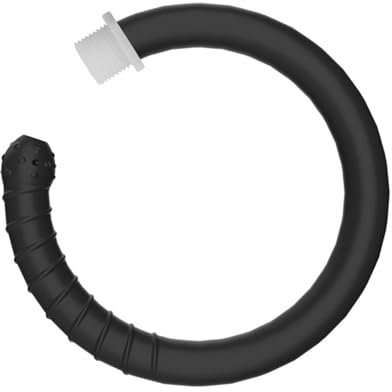 AMAZBEE 19.7in Enema de silicona para la limpieza del colon ducha ducha boquilla accesorio de cuidado femenino enjuague reutilizables enema anal sistema de lavado (50cm)