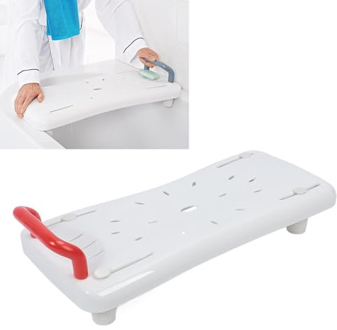 Panca da doccia con maniglia per vasca da bagno portatile per anziani e disabili, panca di trasferimento per una maggiore sicurezza e comfort