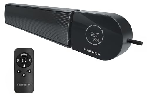 Ionis 1200W Black Wi-Fi Remote Controllable Infrared Bar Heater