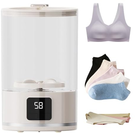 Mxshc portátil – de ropa portátil, pequeña lavandería para senderismo al aire libre, mochilero, camping, hotel, dormitorio universitario