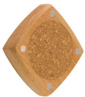Strumento per infilare il sughero amichevole per principianti sicuro e morbido aiuto per cucire con design in legno multiuso strumento artigianale in sughero