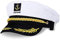 NETUME kapitänsmütze Matrosenmütze, Kapitänsmützen Herren Verstellbar Marine Accessoires, Partyhut Erwachsene Marine Mütze Damen Ideales Matrosen Kostüm Marine Hut Kapitän Accessoires