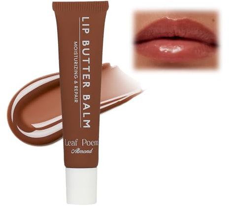 SHEBEEDO Summer Lip Butter Balm, Moisturizing Tinted Lip Balm, Long-Lasting Moisture, Instant Shine And Hydration Tinted Soothing Lip Care (04# Almond)