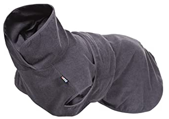 Rukka Pets Micro Light Bademantel für Hunde Anthrazit S