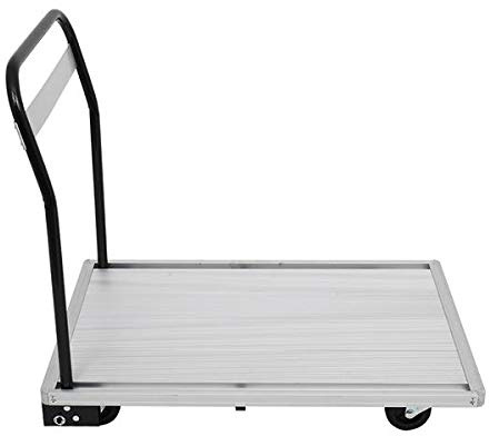 88 x 54 x 23cm (L x W x H 770 lb Rolling Flatbed cart Material Transport Equipment Hand Truck Foldable Platform Truck for Warehouse basements Foldable for Easy Storage
