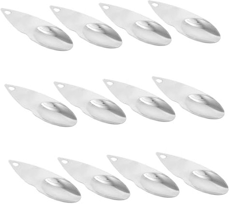 COLLBATH 12 in 1 Strumento Per Affettare Kiwi Cucchiaio in Acciaio Inox Pelapatate Per Casa E Ristorante