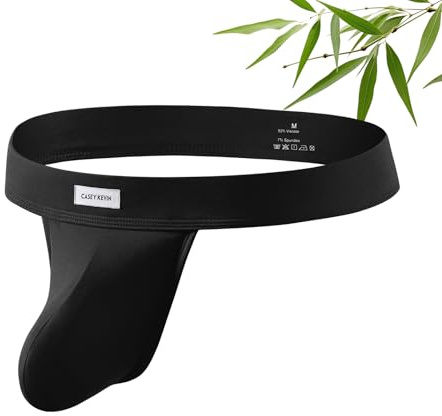 Casey Kevin String de Bambou pour Homme, Jockstrap Homme | Respirant Athlétique sous-vêtements, String Homme Sexy Hot