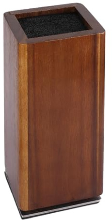 Soporte para cuchillos magnéticos - Bloque giratorio de madera de 360 °, soporte para cuchillos de doble cara, cocineros entusiastas de la cocina, olor a cocina profesional | Artículos de apartamentos