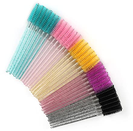 G2PLUS 100PCS Pennello ciglio Monouso, Scovolino Mascara, Applicatore per L'estensione delle Ciglia