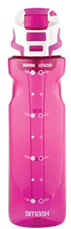 Smash Chugger Water Bottle with Infuser, Pink, 750 ml Capacity