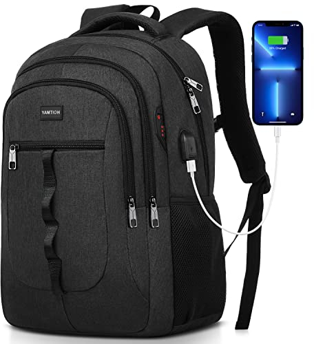YAMTION Sac a Dos Scolaires,Cartables D'école Sac a Dos College Université Lycée pour Homme Ado Garcon