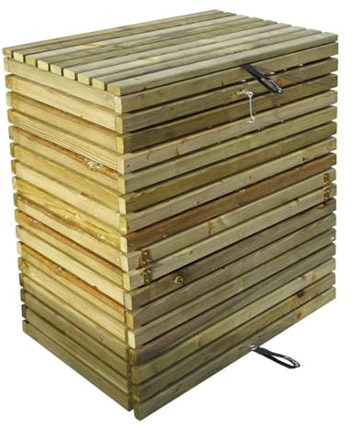 Jardipolys Composteur en Bois avec trappes - 320 L - KÜB
