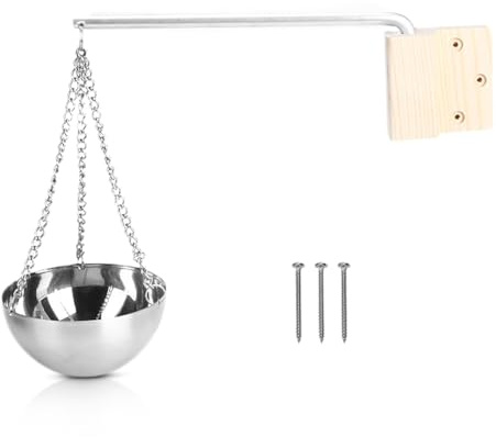 Bastuaromskål, Skål med Eterisk Olja, Bastuoljekopp i Rostfritt Stål Basturumstillbehör, Hängande Aromaterapioljehållare, Rumstillbehör för Bastu och Spa