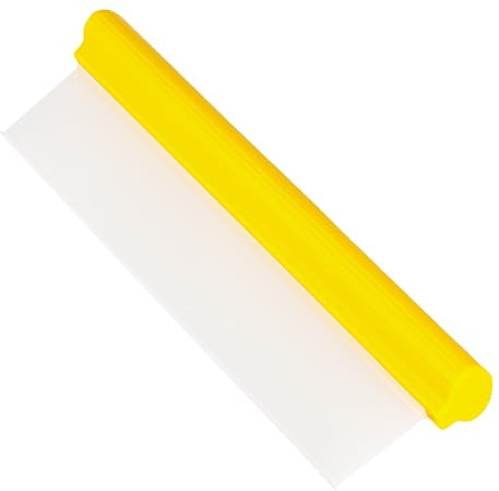 Escobilla de Goma para Coche, 12 Pulgadas, de Silicona, para secar, Flexible, Barra en T, para Coche, Parabrisas, Vidrio, Ventana, baño (Amarillo)